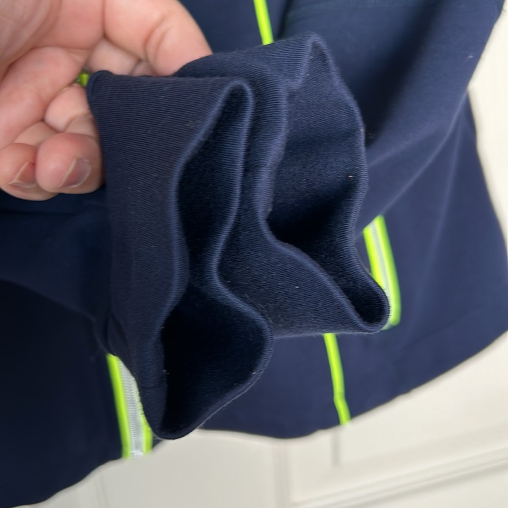 NYGARD Fitted Stretch Zip Up Jacket Navy Blue SzM - Picture 7 of 11